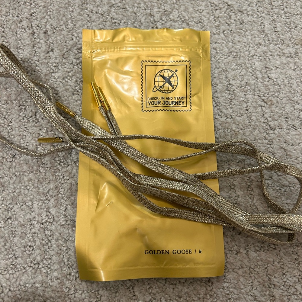 Golden goose shoe laces